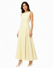 Asma Cotton Maxi Dress – Slim Fit Sleeveless Elora