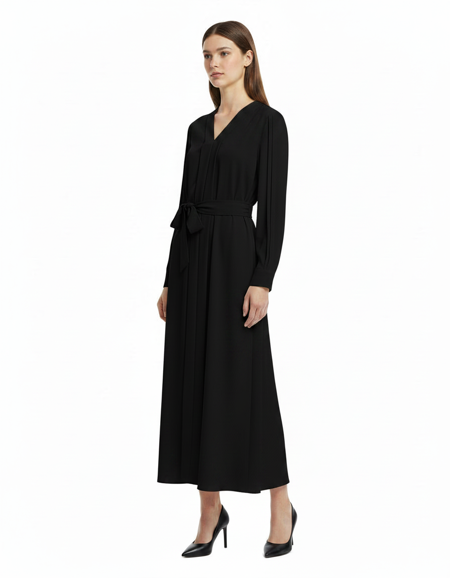 Fayrouz Everyday Maxi Dress – Pull-On V-Neck Elora