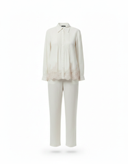 Talia Cotton Co-ord Set – Button-Front Collared Elora