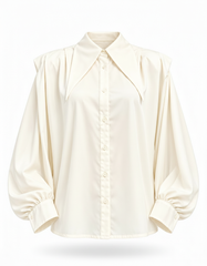 Zeenah Viscose Blouse – Button-Front Collared Elora