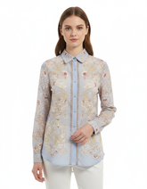 Nada Floral Shirt – Button-Front Collared Elora