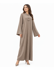 Farha Viscose Maxi Dress – Long Sleeve Elora