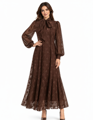 Badriya Floral Maxi Dress – Long Sleeve Elora