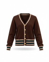 Inas Viscose Cropped Jacket – Button-Front V-Neck Elora