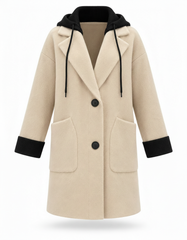 Salsabil Everyday Midi Jacket – Button-Front V-Neck Elora