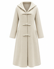 Sultana Classic Maxi Jacket – Relaxed Fit V-Neck Elora