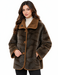 Maysa Everyday Jacket – Button-Front Collared Elora