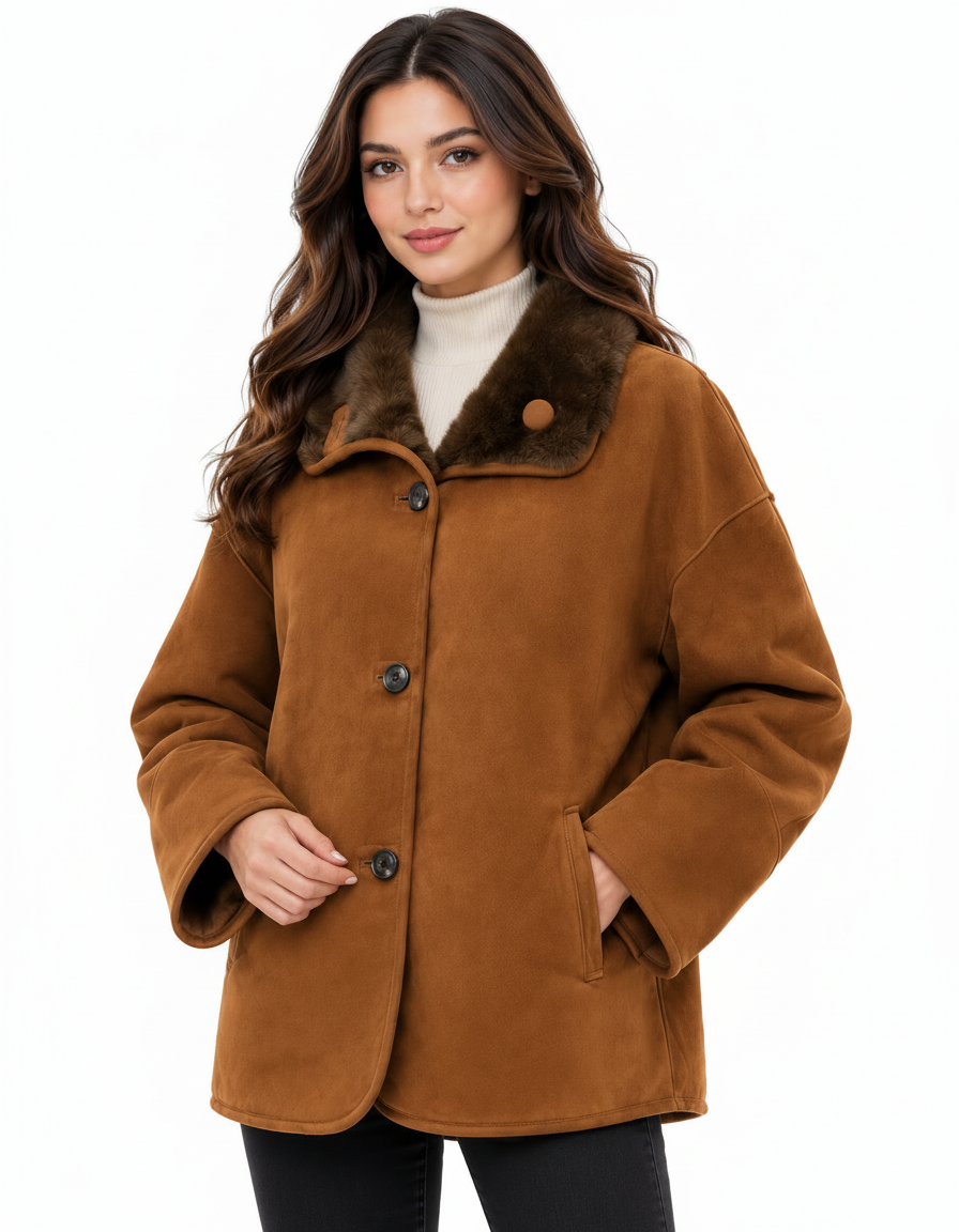 Maysa Everyday Jacket – Button-Front Collared Elora
