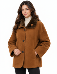Maysa Everyday Jacket – Button-Front Collared Elora