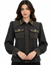 Dareen-Nour Everyday Jacket – Button-Front Collared Elora