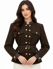 Ghadeer Everyday Jacket – Button-Front Long Sleeve Elora