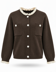 Ilham-Nour Viscose Jacket – Button-Front Long Sleeve Elora