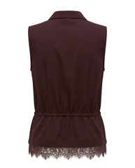 Sohaila Everyday Gilet – Button-Front Sleeveless Elora