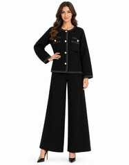 Anfal Everyday Co-ord Set – Button-Front Long Sleeve Elora