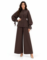 Jala Everyday Co-ord Set – Button-Front Long Sleeve Elora