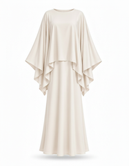Najwa Viscose Maxi Dress Set – Pull-On Long Sleeve Elora