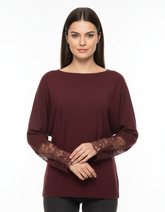 Safaa Viscose Blouse – Pull-On Long Sleeve Elora