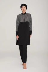 Adasea Burkini Swimsuit-4472 - Voile