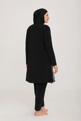 Adasea Burkini  Swimsuit-4481-B -  Voile