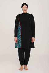 Adasea Burkini Swimsuit-4483-B - Voile