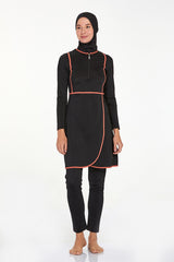 Adasea Burkini Swimsuit-4546 - Voile