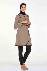 Adasea Burkini Swimsuit-4546 - Voile