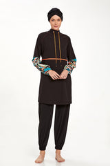 Adasea Burkini Swimsuit-4576 - Voile