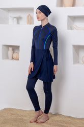 Adasea Burkini Swimsuit-1113 Voile