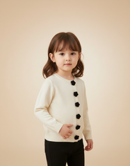 Francesca Viscose Cardigan – Button-Front Miss Grant