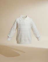 Giulia Knitwear – Button-Front Polo Neck Miss Grant