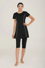 Rozamay Burkini Swimsuit-9091-B - Voile