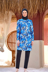 Rozamay Burkini Swimsuit-9216-B - Voile Fashion