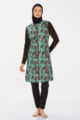 Rozamay Burkini Swimsuit-9261-B Voile