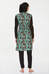 Rozamay Burkini Swimsuit-9261-B Voile