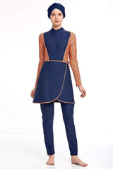 Adasea Burkini Lycra Swimsuit 4357 Voile Fashion