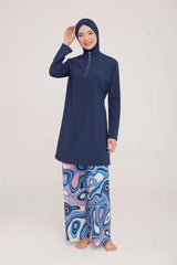 Adasea Burkini Swimsuit-4417 Voile Fashion