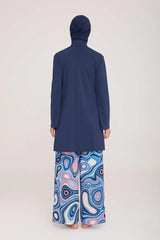 Adasea Burkini Swimsuit-4417 Voile Fashion