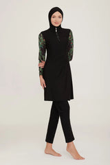 Adasea Burkini Swimsuit-4425 Voile Fashion