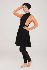 Adasea Burkini Swimsuit-4426 Voile Fashion