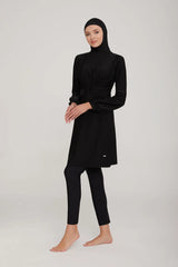 Adasea Burkini  Swimsuit-4464-B Voile Fashion