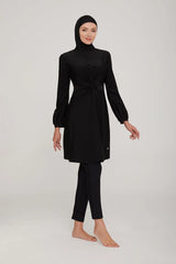 Adasea Burkini  Swimsuit-4464-B Voile Fashion