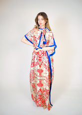 Beach Dress With Scarf Voile