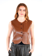 Pu Leater Vest Elora