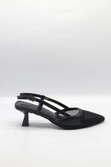 Ankle Strap Kitten Heel - Hazar