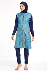 Rozamay Burkini Swimsuit 0938 Voile Fashion