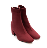 Square Heel Boot - Voile Fashion