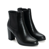 Square Heel Boot - Voile Fashion