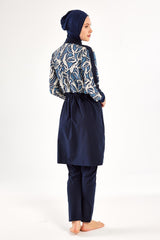 Adasea Burkini Swimsuit Voile