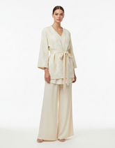 Coord Trouser Set with Jacket Voile