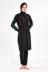 Adasea Burkini Swimsuit Voile